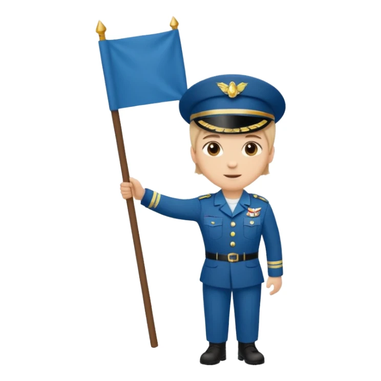 banner carrier from Parade Marchers sticker