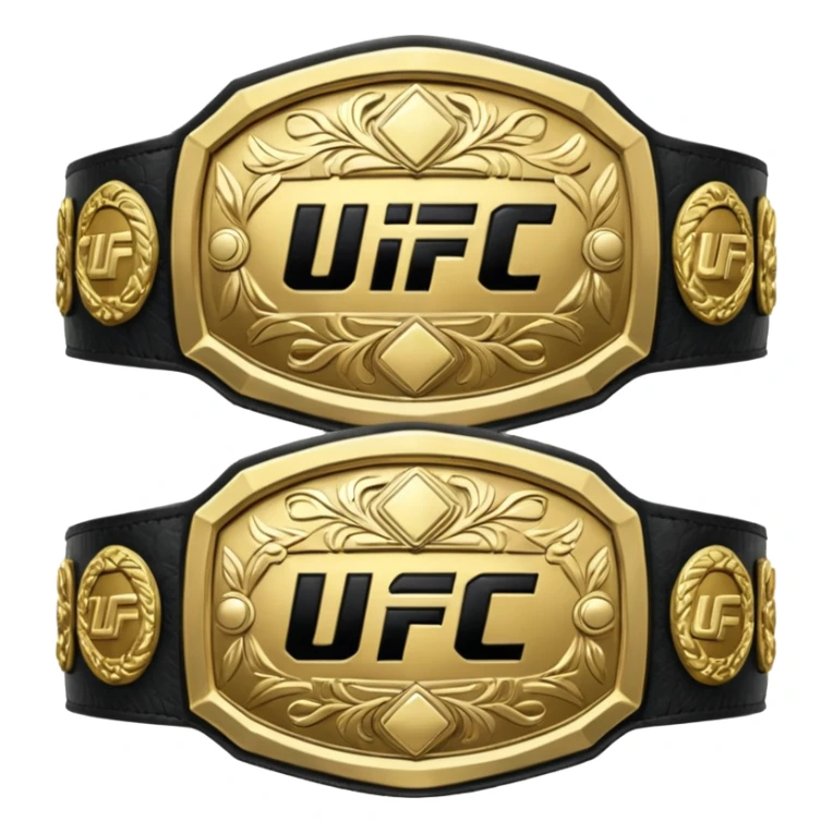 UFC championship emoji sticker