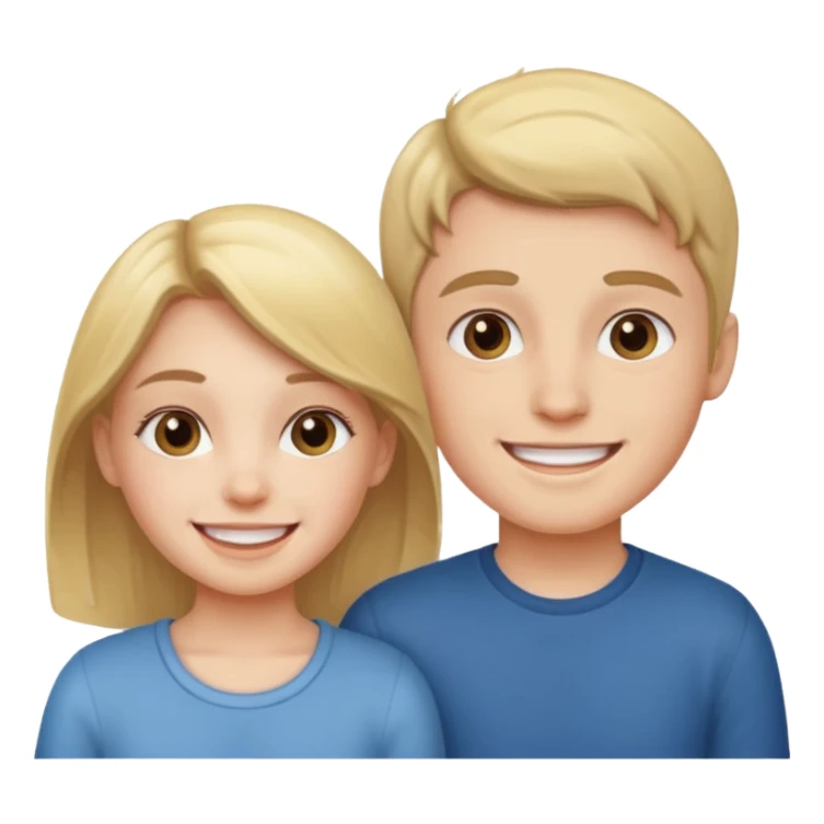girl and boy together sticker