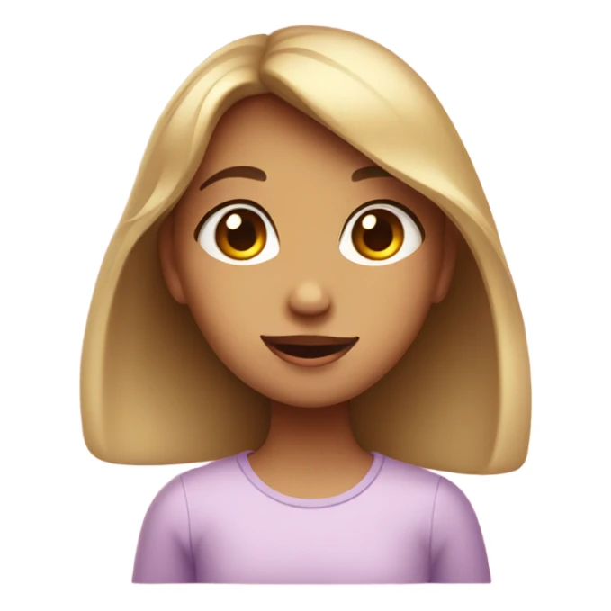 girl with heart eyes  sticker