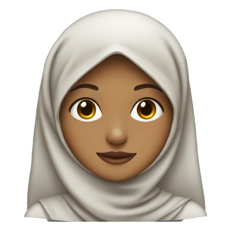 girl wearing hijab sticker