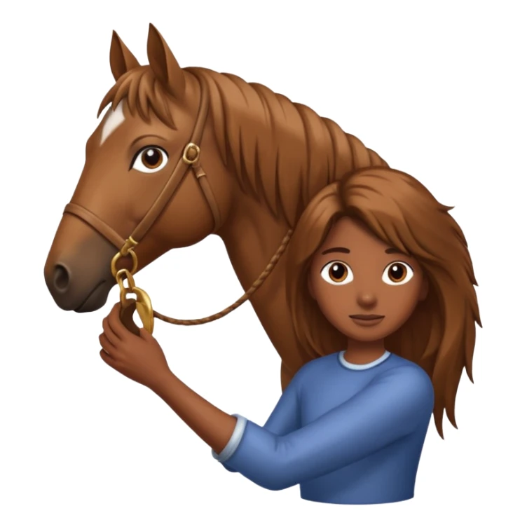 Part humans body part horse sticker
