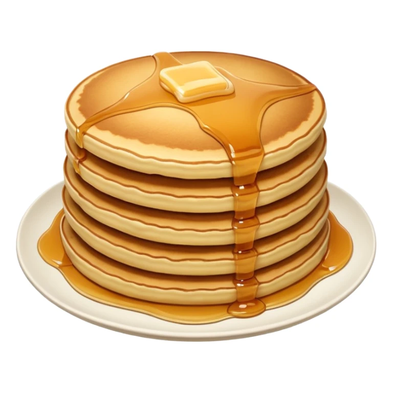 A river of pancakes sticker