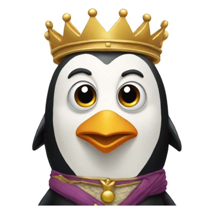 king of pinguins  sticker