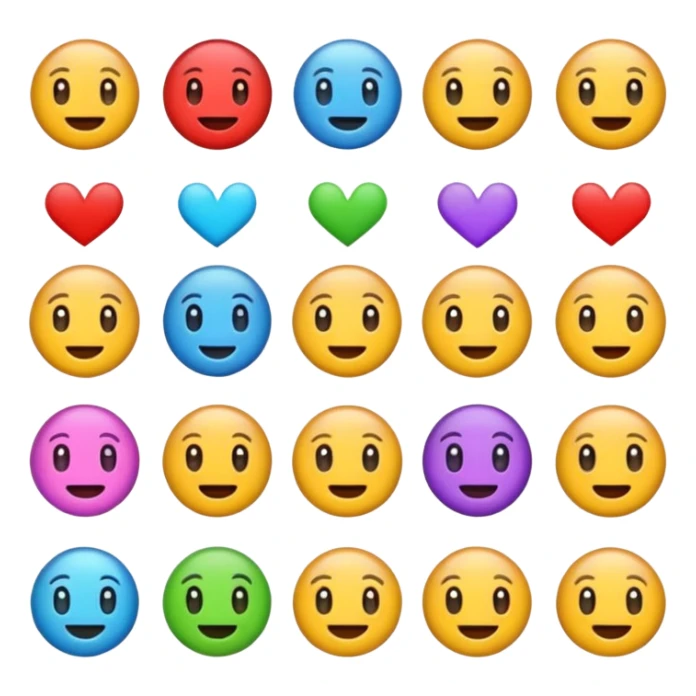 Una emojis con audios puestos solo uno sticker