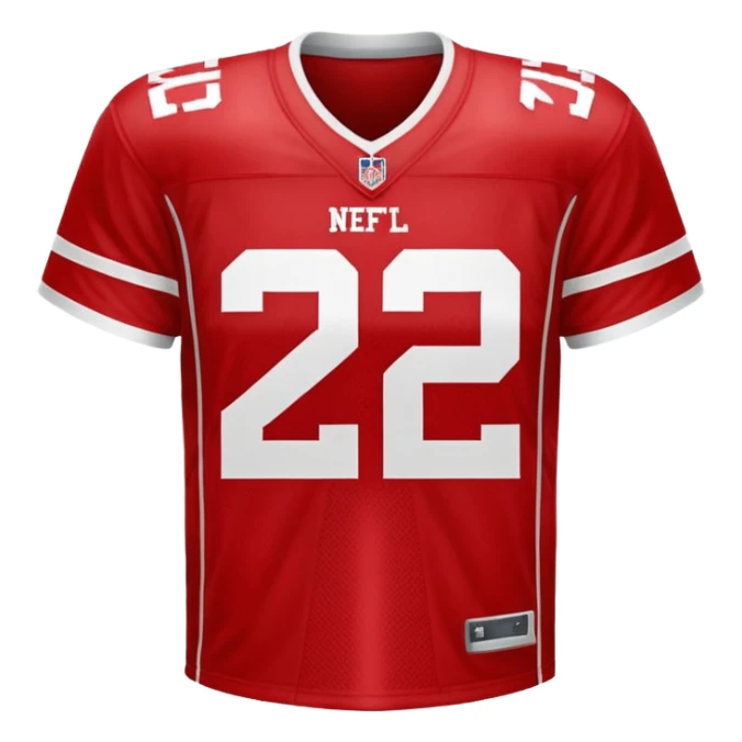 NFL players jersey | need only jersey no 22  sticker