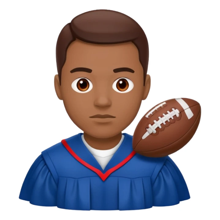 judge american football blue (#00A3E0) and red (#F9423A) sticker