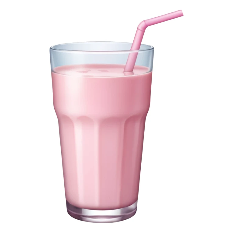Pink milk image sticker