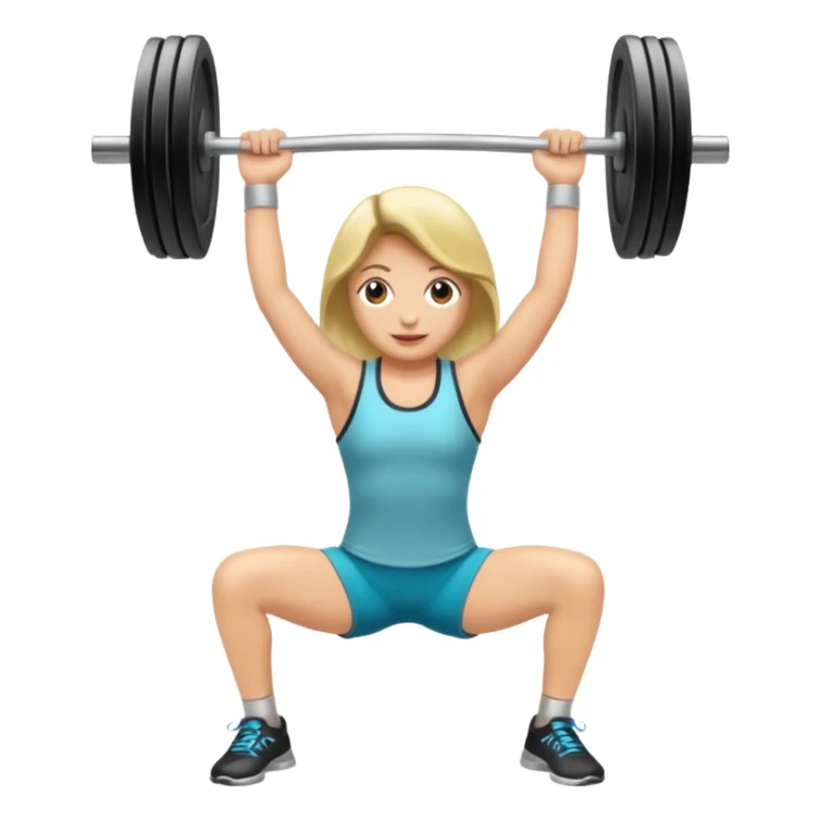 Pesa de gimnasio vista desde el ángulo derecho  sticker