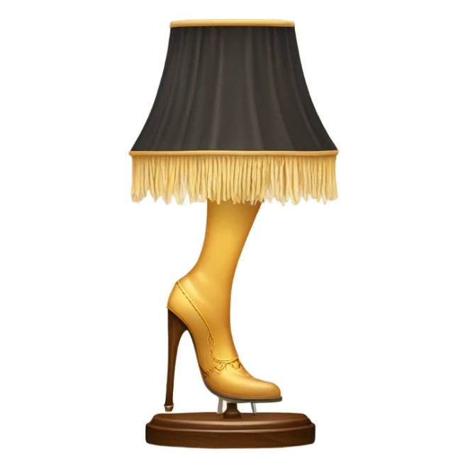 Leg lamp from the movie “A Christmas Story” sticker