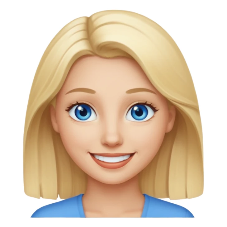 Female blonde hottie sticker