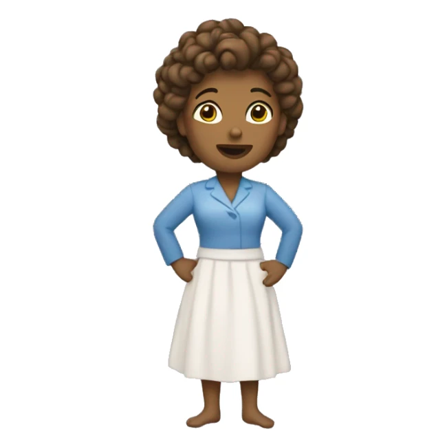 une femme qui se transforme en étoile sticker