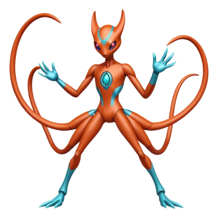 Deoxys-Fakémon-hybrid-creature (full body)  sticker