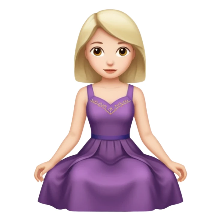 Uma mulher sentada sticker