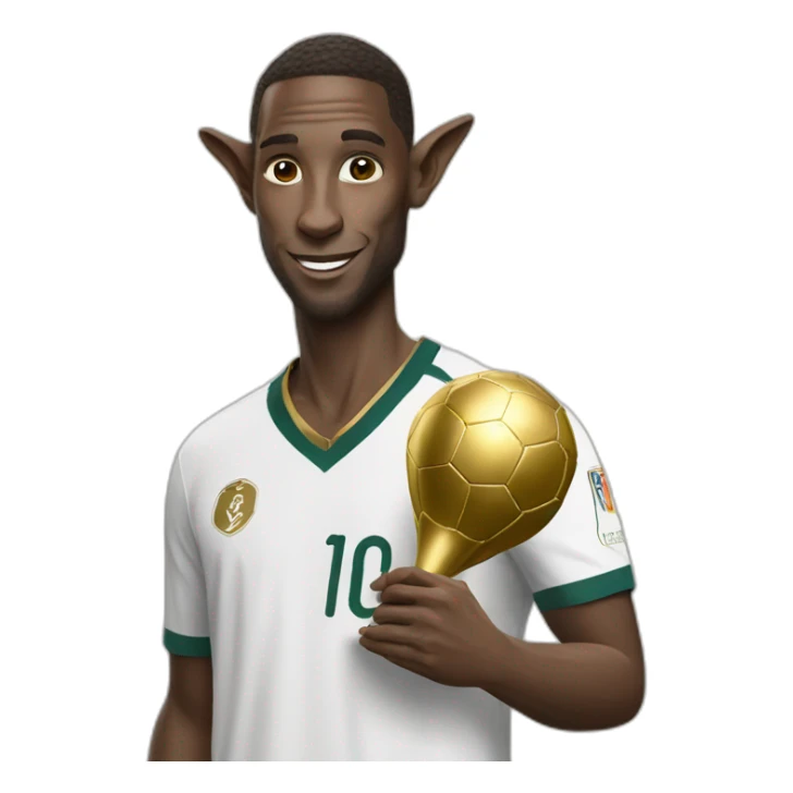 goat with ballon d'or sticker