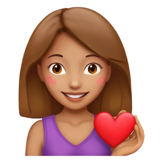 Sexy girl emoji sticker