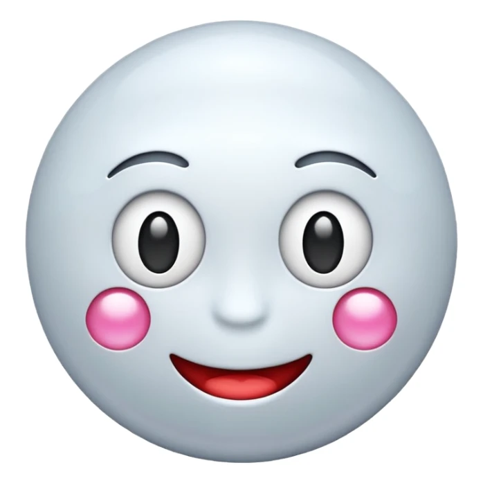 Hazme un emoji de perlas sin caras sticker