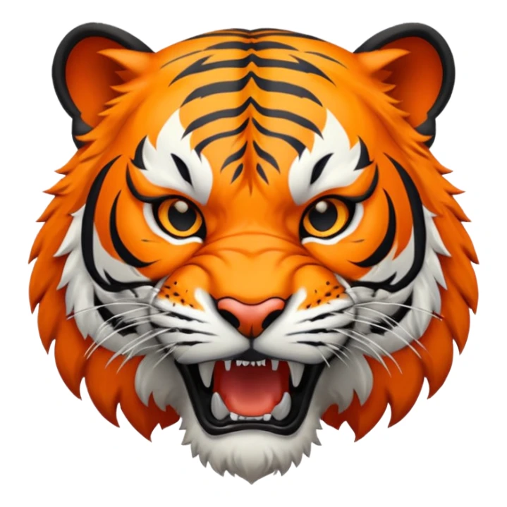 Harrisburg High School Tiger Logo with H sticker