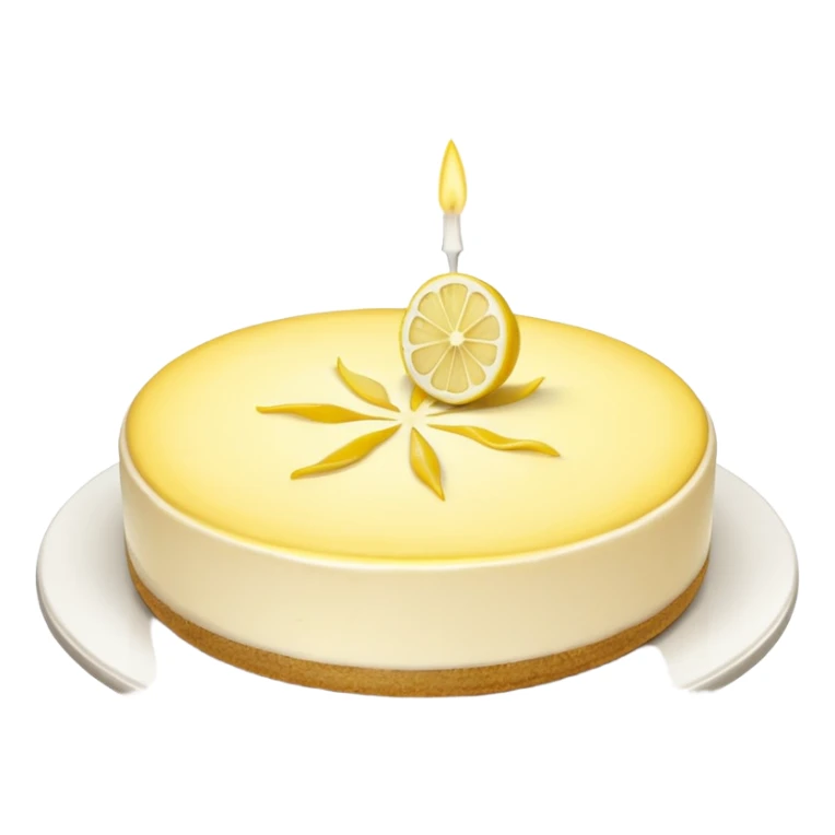 Vanilla / lemon cheesecake sticker