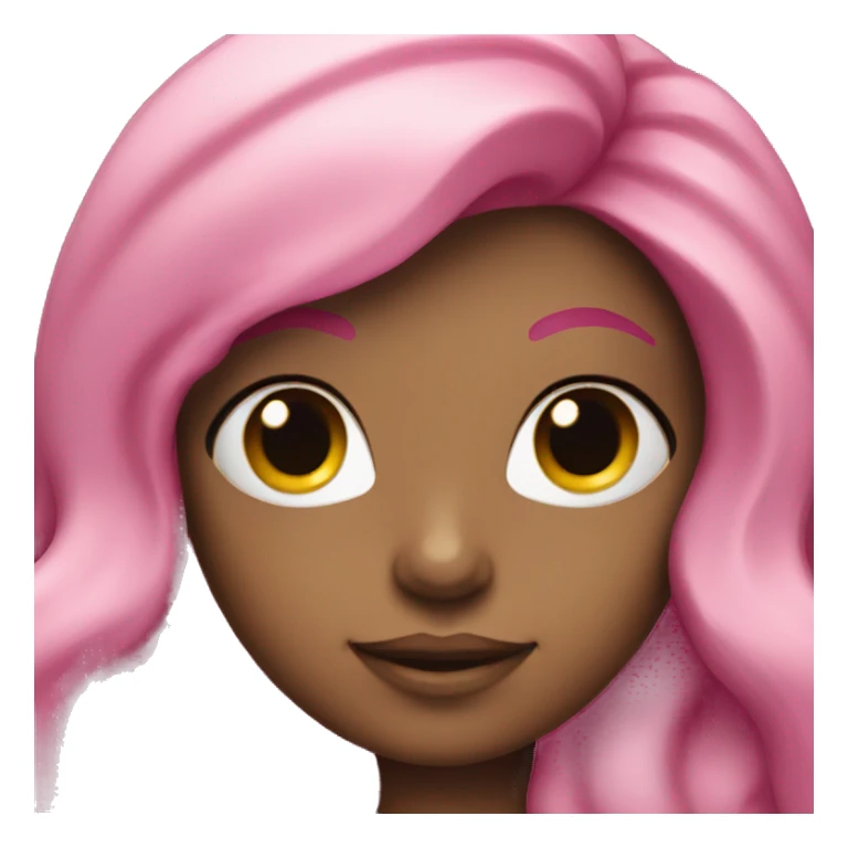 Mermaid with pink and teal hair sticker