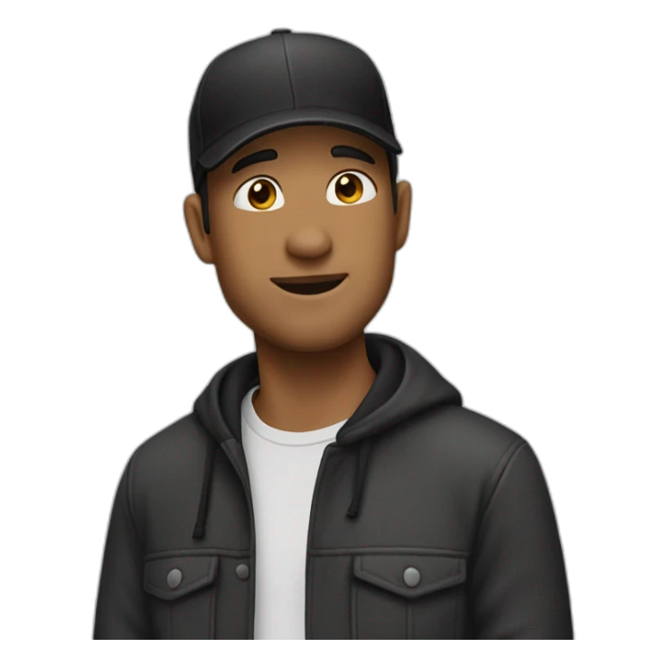 the guy in the black cap sticker