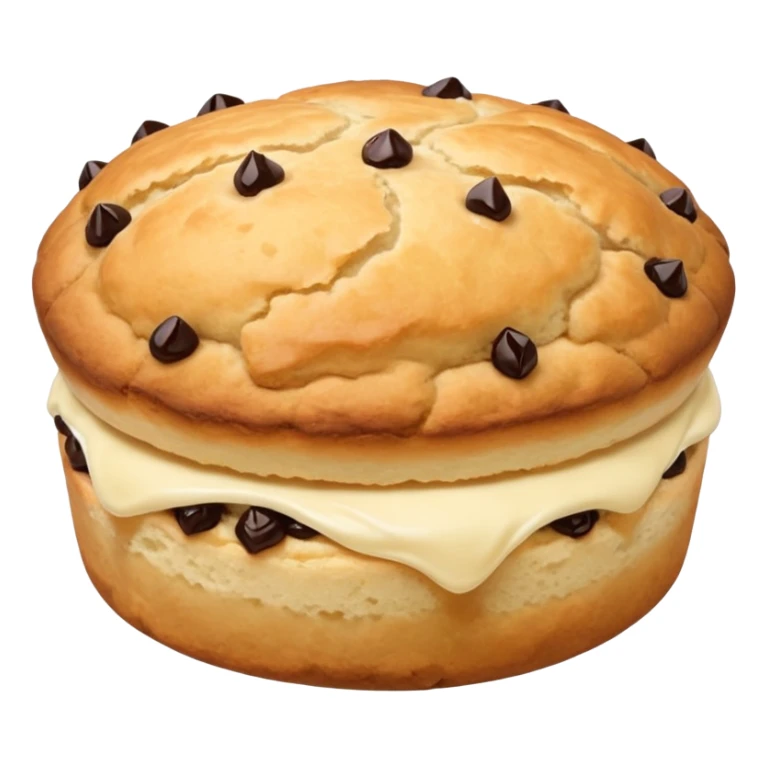 just one scone, with no layers or filling added in the middle. just the plain scone sticker