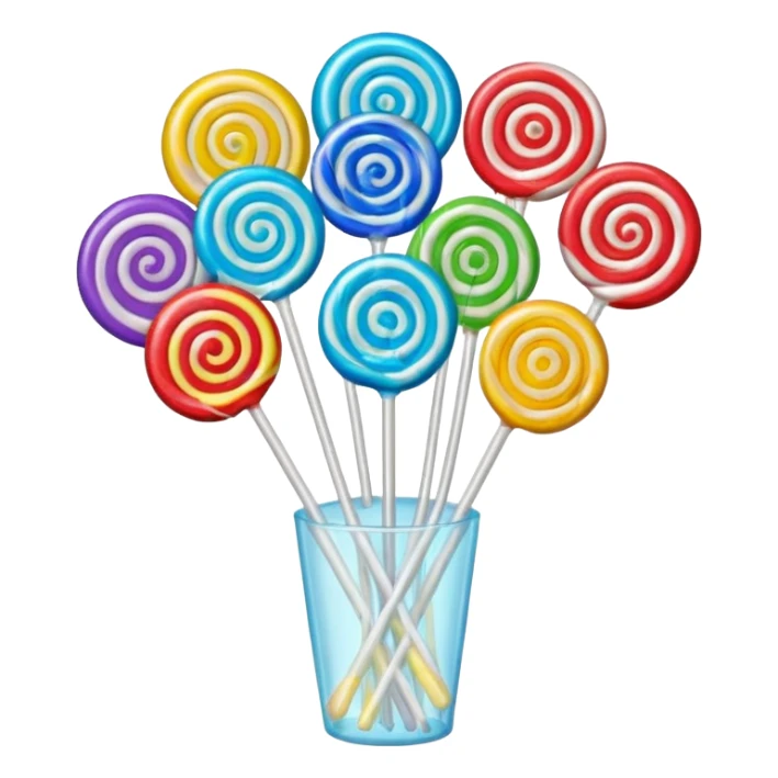 Bouquet of lolipops sticker