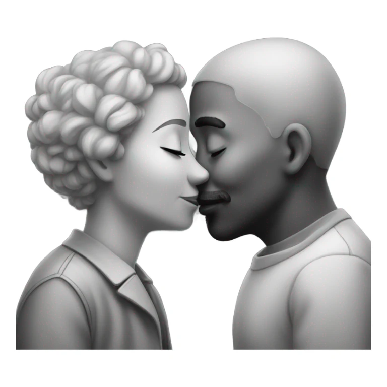 to people kissing  sticker