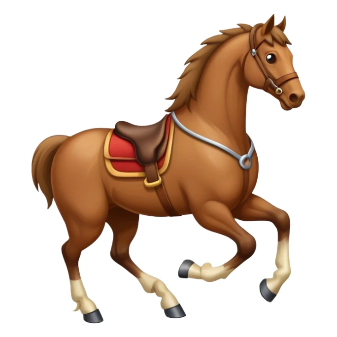 Horse with sulky, trotting sticker