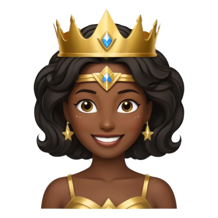 black wonder woman sticker