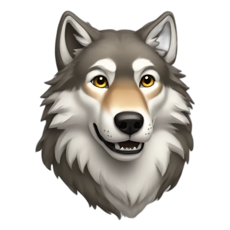 wolf sticker