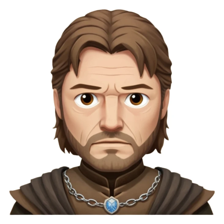 Eddard Stark
from Games of throne character face only front face sticker