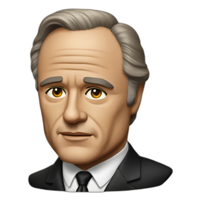 Marlon Brando Godfather sticker