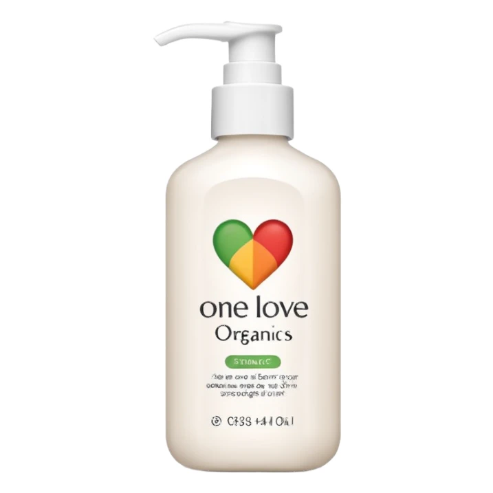 one love organics skincare sticker