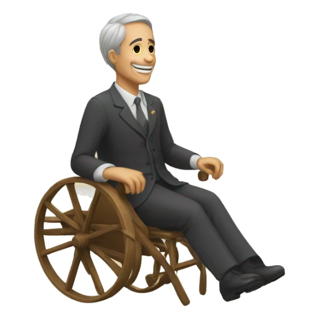 Dançarino em cadeira de rodas sticker