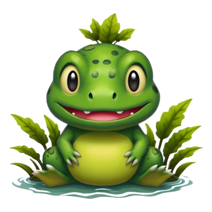 Swampy Gloomy Dark Dull Fakémon-Pokémon sticker