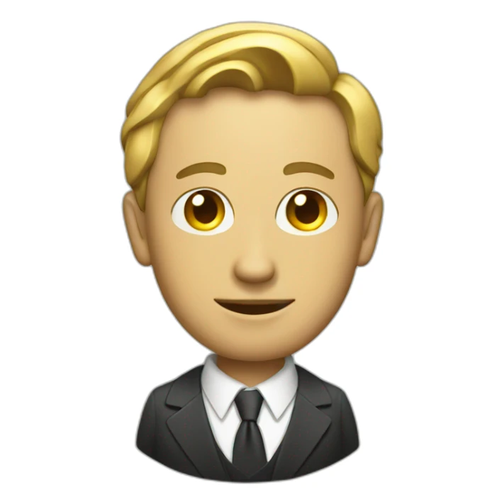 suited man with money sticker