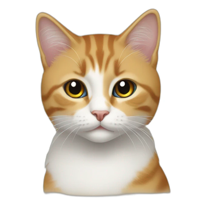 üzgün kedi sticker