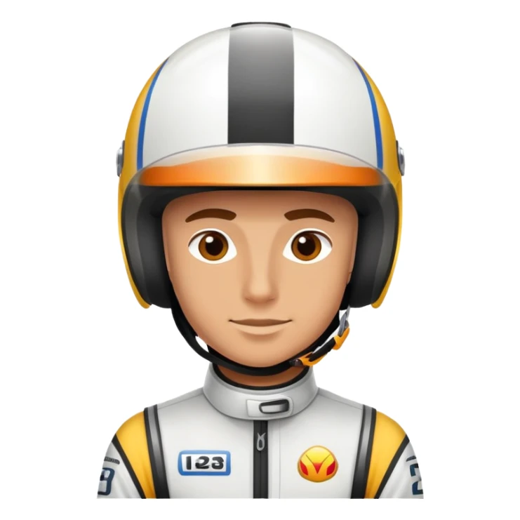 Racing Human worker sticker