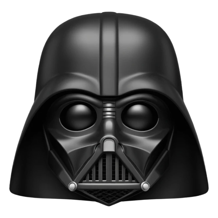 Dark vador sans yeux sur le masque sticker