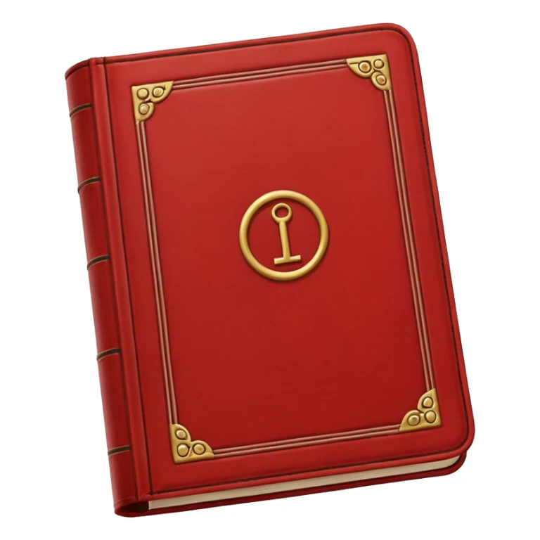 Red Habersack Law Book sticker