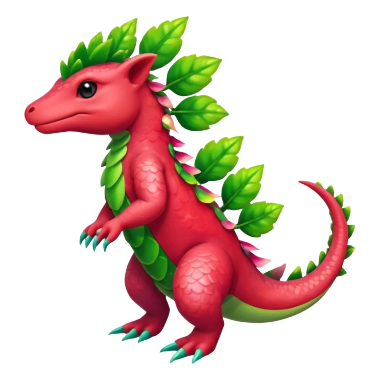 Shiny Exotic Salandit-Shaymin-Meganium-Hybrid-Creature sticker