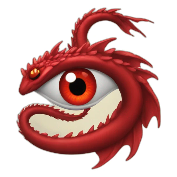 hydra red eyes sticker
