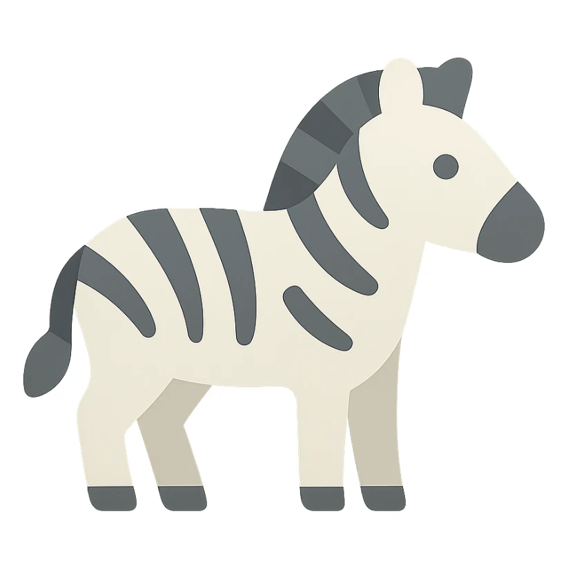 Zebra sticker