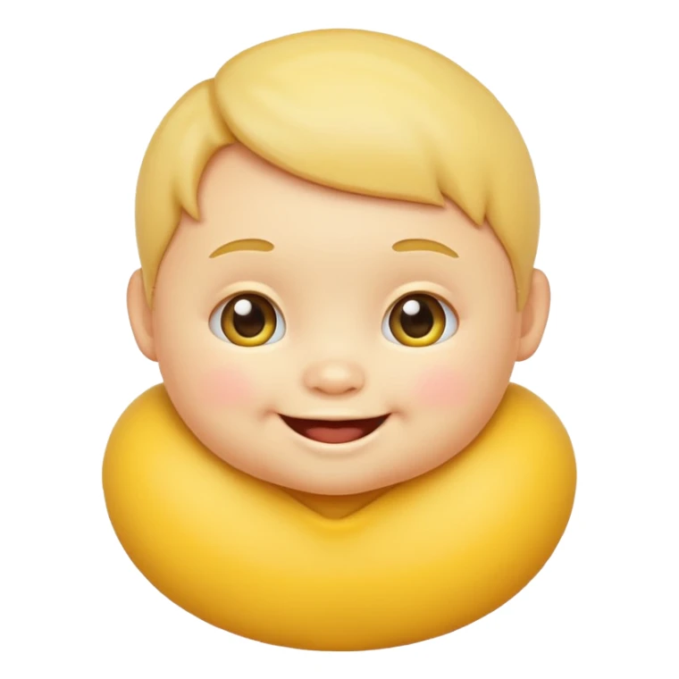 Cute baby emoji sticker