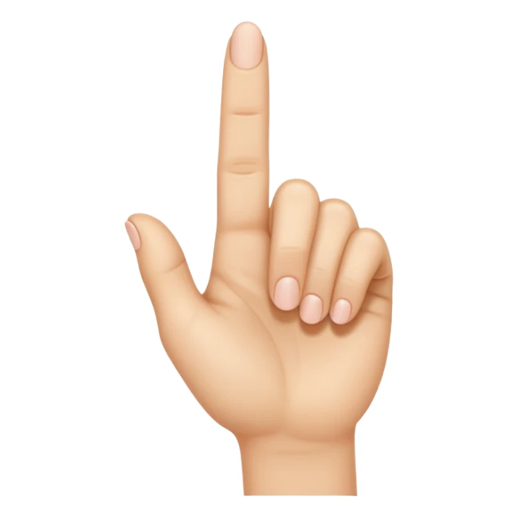 Shh finger and hand emoji sticker