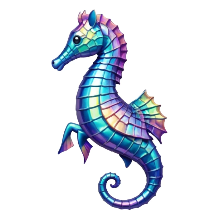 sea horse sticker