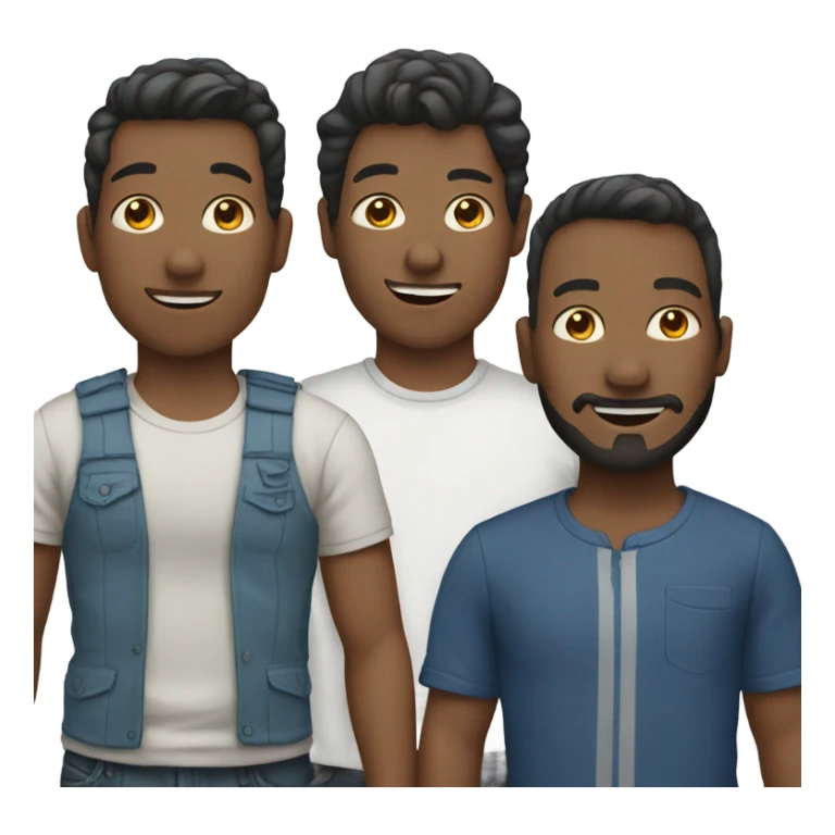 4 men 3 women 4 kids sticker