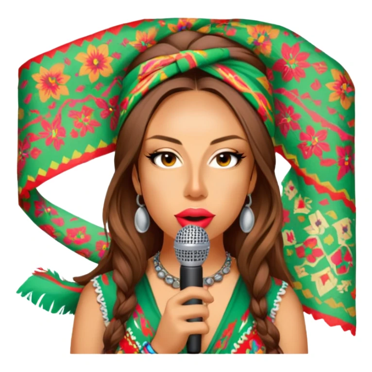 Colorful Singer sticker