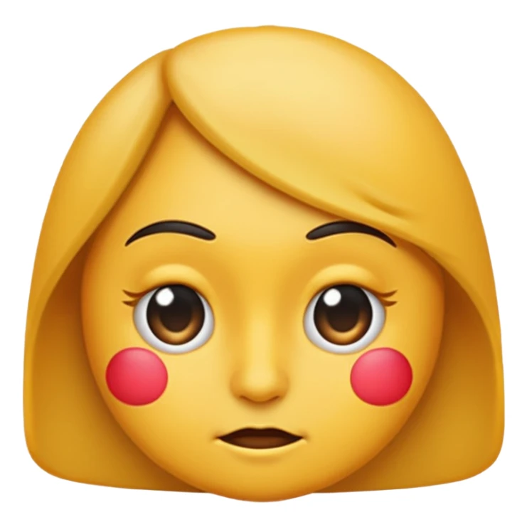 And emoji looking back giving a bombastic side eye sticker